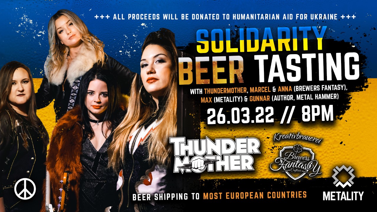 [UPDATED] 12. Metality Beertasting mit Brewers Fantasy &amp; Thundermother