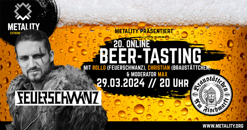 20. Beertasting mit Feuerschwanz steht vor der Tür!